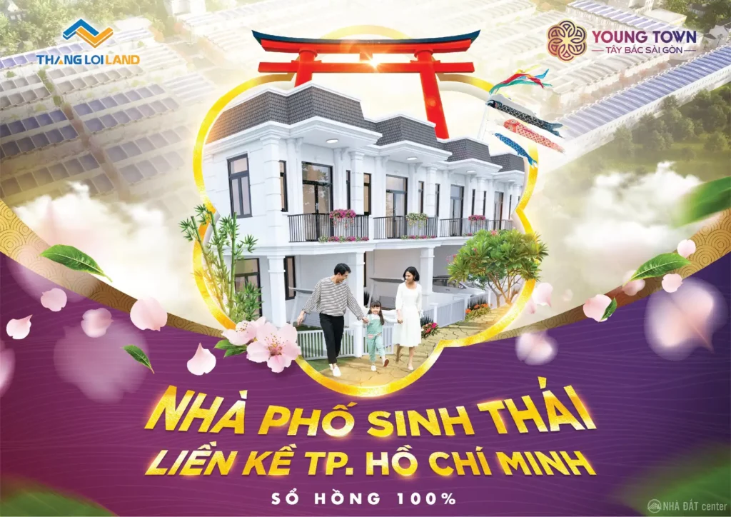 Du an Young Town Tay Bac nha pho sinh thai lien ke tp.HCM so hong 100 nhadatcenter.com